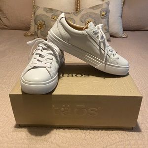 Taos Plim Soul Lux White Leather Size 7